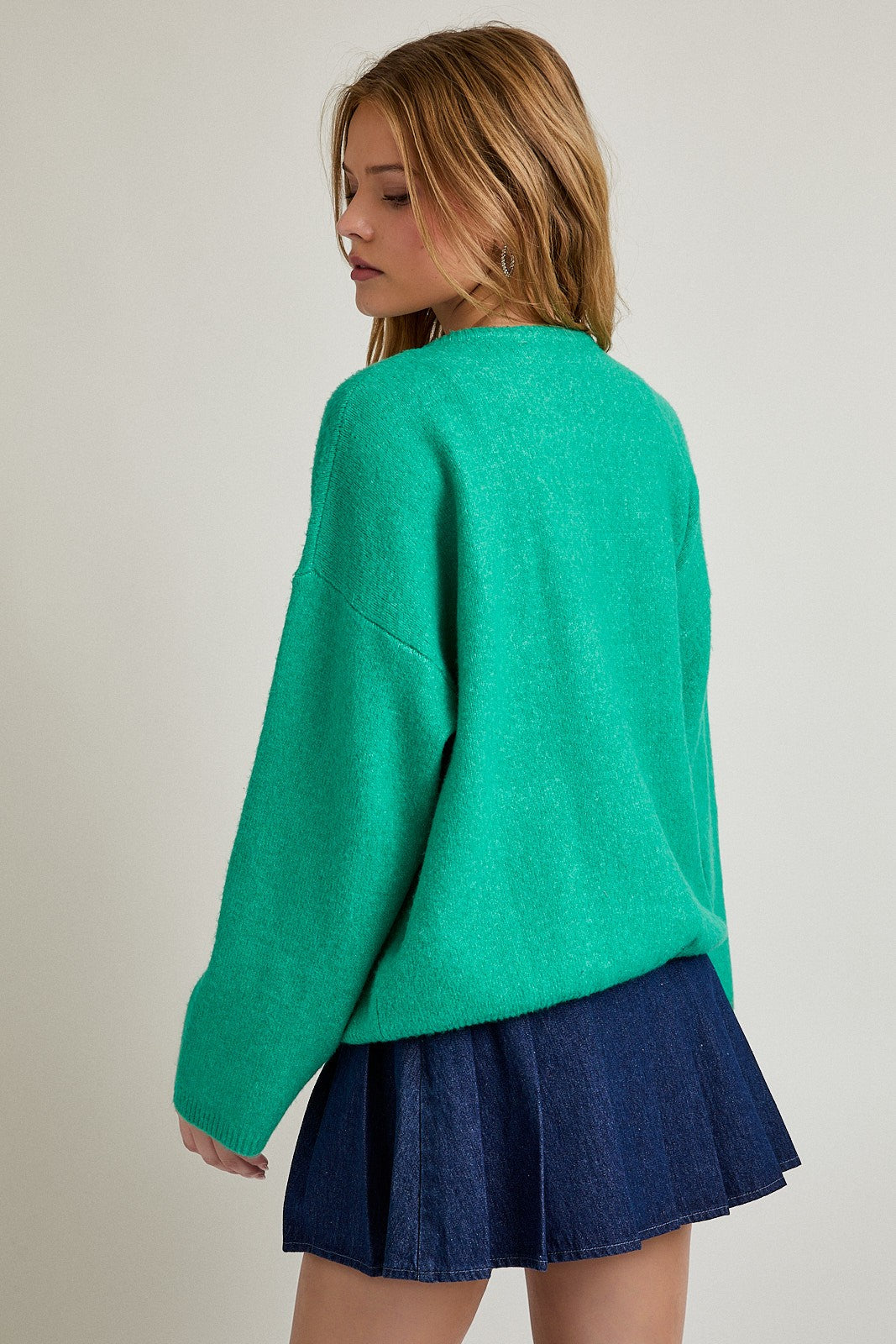 AK cardigan - green