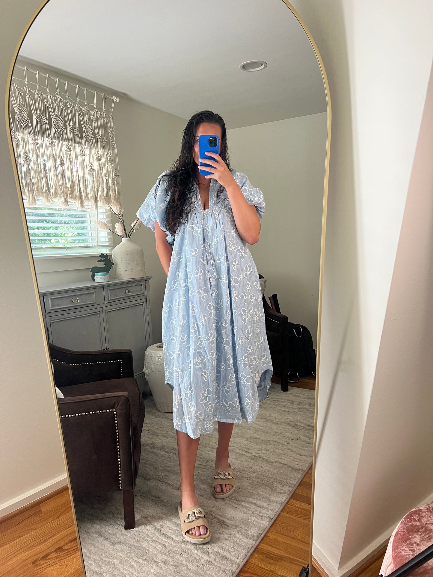 Olivia Dress - sky blue