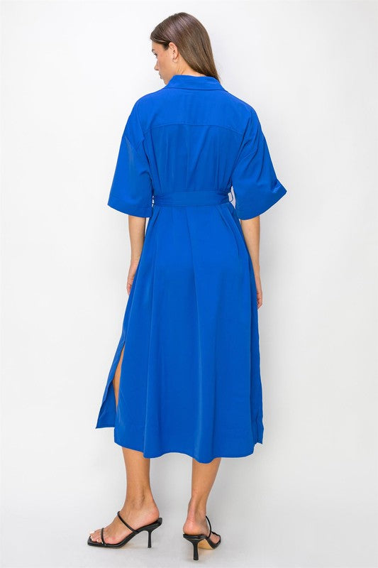 Macy Dress - blue