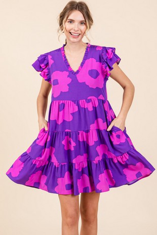 Alexis Dress - purple