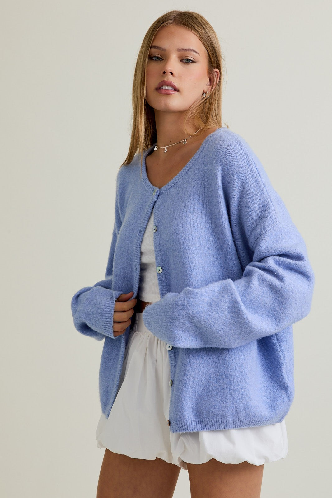 AK Cardigan - light blue
