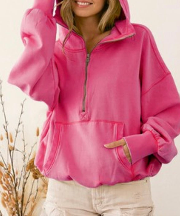 Brentwood Hoodie - fuchsia