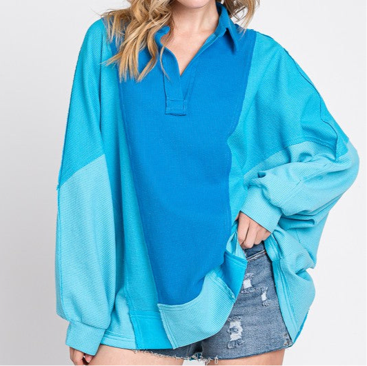 Riley Top - blue