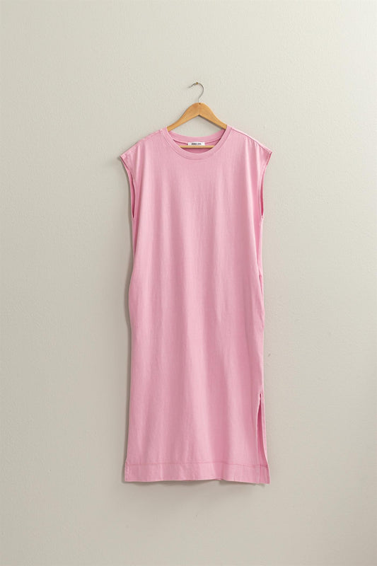 Kelly Midi Dress - pink