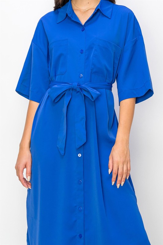 Macy Dress - blue